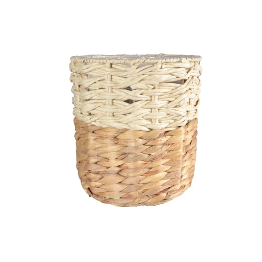 10&#x22; Two-Tone Hyacinth Lined Basket by Ashland&#xAE;